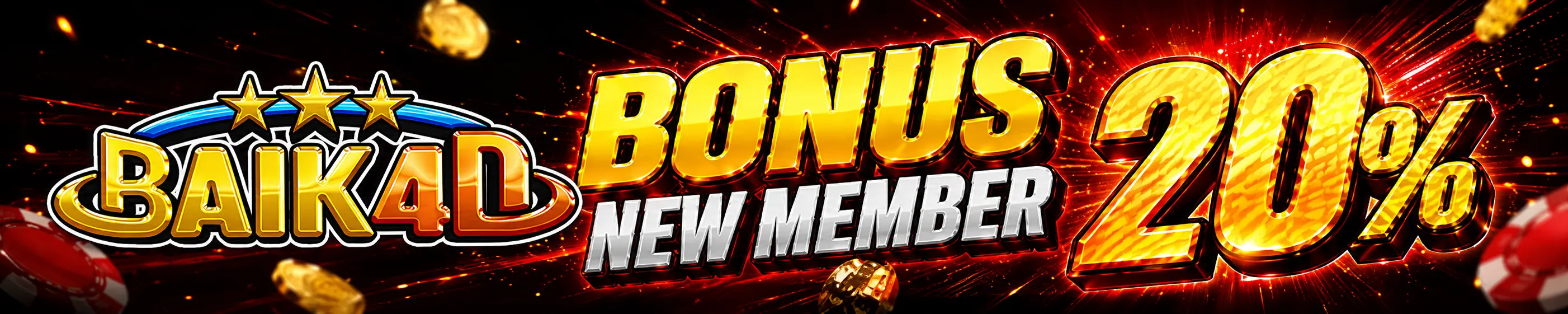 BONUS NEW MEMBER 20% BAIK4D